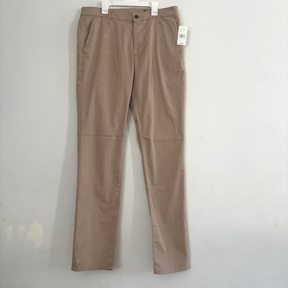 NEW AG Mashall Slim Trouser Pant Chino Men 34 Khaki Soft Stretch Business Casual